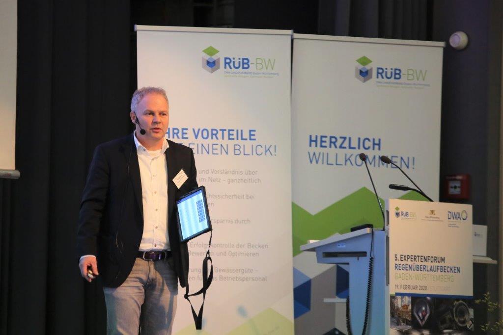 Dipl. Ing. Wolfgang Lieb. Vortrag bei Rüb-BW